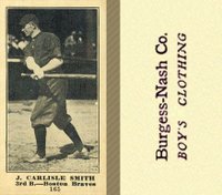 1916 Burgess-Nash Co. #165 J. Carlisle Smith Baseball Card