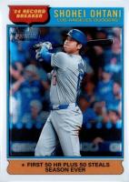 2025 Topps Heritage #1 Shohei Ohtani Flip Stock Baseball Card