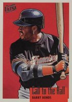 1996 Ultra Call to the Hall #1 Barry Bonds Baseball Card