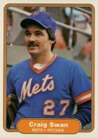 1982 Fleer #538 Craig Swan Baseball Card