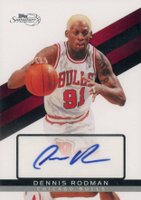 2008 Topps Signature Autographs #TSADRD Dennis Rodman Basketball Card