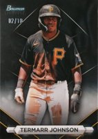 2023 Bowman Sterling #BSP73 Termarr Johnson Black Lava Baseball Card