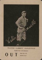 1923 Walter Mails Card Game # Rabbit Maranville Baseball Card