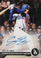 2021 Topps Now #970A Cody Bellinger Autograph Baseball Card