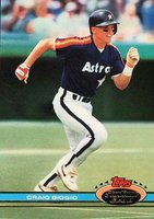 1991 Stadium Club #176 Craig Biggio Baseball Card