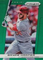 2013 Panini Prizm #73 Bryce Harper Green Prizm Baseball Card