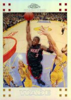 2007 Topps Chrome #3 Dwyane Wade Refractor Basketball Card