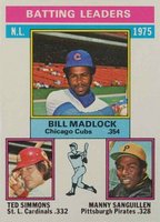 1976 Topps #191 N.L. Batting Leaders Baseball Card