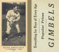 1916 Gimbels #16 Roger Bresnahan Baseball Card