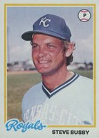 1978 Topps #336 Steve Busby Baseball Card