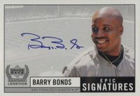 1999 Upper Deck Century Legends Epic Signatures #BB Barry Bonds Epic Signatures Baseball Card