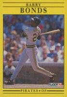 1991 Fleer #33 Barry Bonds Baseball Card