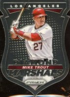 2015 Panini Prizm Diamond Marshals #1 Mike Trout Baseball Card