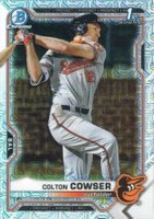 2021 Bowman Draft #BDC166 Colton Cowser Chrome-Asia Refractor Baseball Card