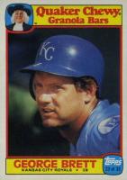 1986 Quaker Oats #23 George Brett Baseball Card