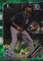 2019 Bowman Draft Chrome Sapphire Edition #BDC85 CJ Abrams Green Baseball Card