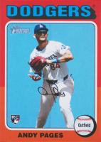 2024 Topps Heritage #696 Andy Pages Image Variation Baseball Card