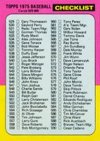 1975 Topps #646 Checklist (529-660) Baseball Card