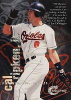 1996 Circa Rave #8 Cal Ripken Jr. Stat Back Baseball Card