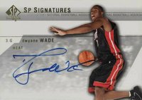 2003 SP Authentic SP Signatures #DY-A Dwyane Wade Basketball Card