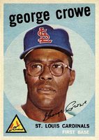 1959 Topps #337 George Crowe Baseball Card