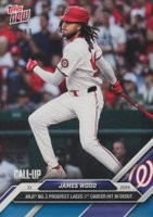 2024 Topps Now #367 James Wood Blue Baseball Card