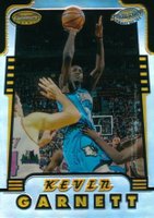 1996 Bowman's Best Honor Roll #HR10 Jerry Stackhouse/Kevin Garnett Refractor Basketball Card
