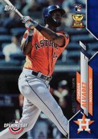 2020 Topps Opening Day #63 Yordan Alvarez Blue Foil Baseball Card