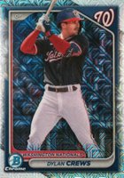 2024 Bowman Mega Box Chrome Prospects #193 Dylan Crews Baseball Card
