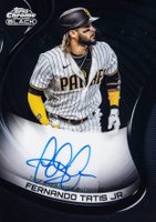2022 Topps Chrome Black Autographs #FTJ Fernando Tatis Jr. Baseball Card
