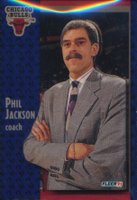 1991 Fleer #28 Phil Jackson 3-D Wrapper Redemption Basketball Card