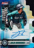 2019 Bowman's Best Future Foundations Die-Cut Autograph #JR Julio Rodriguez Baseball Card