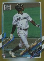 2021 Topps #538 Jazz Chisholm Gold Baseball Card