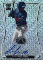 2020 Leaf Metal Draft Autograph #BALA1 Luisangel Acuna Silver Mojo Baseball Card