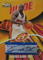 2003 Finest #158 Dwyane Wade Autograph-Gold Refractor Basketball Card