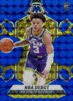 2023 Panini Mosaic #251 Keyonte George Blue Basketball Card