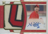 2020 Panini National Treasures #214 Kwang-Hyun Kim Material Signature-Gold Baseball Card