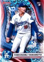2024 Bowman's Best #34 Yoshinobu Yamamoto Mini Diamond Baseball Card