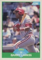 1989 Score #31 Barry Larkin Baseball Card