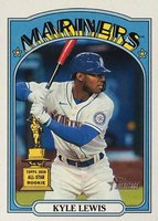 2021 Topps Heritage #101 Kyle Lewis Throwback Baseball Card