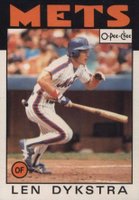 1986 O-Pee-Chee #53 Len Dykstra Baseball Card
