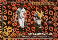 2024 Topps Update #US160 Paul Skenes/Yasmani Grandal Jack O' Lantern Baseball Card