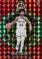 2023 Panini Mosaic #234 Andre Jackson Jr. Red & Green Basketball Card