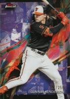 2024 Topps Finest #36 Gunnar Henderson Purple Refractor Baseball Card