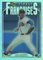 1996 Finest #235 Greg Maddux Refractor Baseball Card