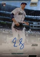 2022 Topps Stadium Club Chrome Autographs #GKI George Kirby Baseball Card