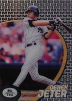 1998 Topps Tek #14 Derek Jeter Pattern 20 Baseball Card