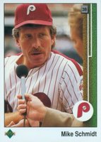 1989 Upper Deck #406 Mike Schmidt Baseball Card