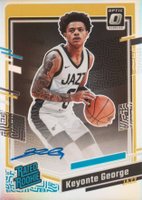 2023 Panini Donruss Optic #290 Keyonte George Signature-Holo Basketball Card