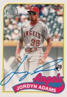 2024 Topps 1989 Topps Baseball Autographs #89BAJOR Jordyn Adams Baseball Card